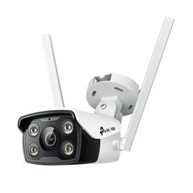 TP-Link VIGI-C340-W 4mm 4MP High Definition: The camera comes with 4MP–more than enough pixels to pick up some of the more discrete details., 24h Full-Color: Obtain 24-hour color details, even in pitch-black conditions, via high-sensitivity sensor and inc