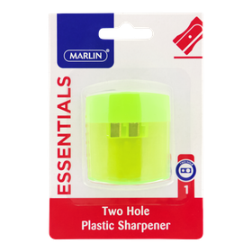 Marlin 2 Hole Plastic Sharpener and Container