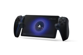 Sony PlayStation Black Portal Remote Player – 8-inch Full HD LCD screen (1080p resolution) up to 60fps, Integrated DualSense controller with haptic feedback and adaptive triggers, Stereo speakers with 3.5mm headphone jack and Tempest 3D AudioTech support.