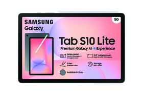 Samsung Galaxy Tab S10 Lite 5G Tablet – Octa-Core Processor (2.4GHz, 2GHz), 6GB RAM, 128GB Storage, 10.9-inch WUXGA+ TFT Touchscreen Display (2112 x 1320), 8MP Rear Camera + 5MP Front Camera, FHD Video Recording, GPS, Glonass, Beidou, Galileo, QZSS, 5G, D