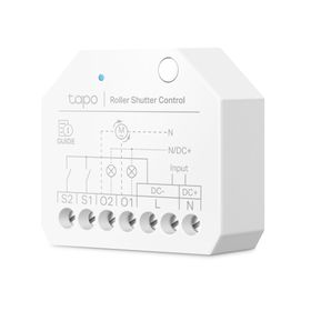 TP-Link Smart Switch Module - Roller Shutter Control, Instant Control via Bluetooth, 2.4GHz Wi-Fi, Energy Monitoring, Control Two Lights Separately, Zero-Crossing Protection, Relay Failure Protection, Voice Control, Remote Control, Matter-Certified, Retai